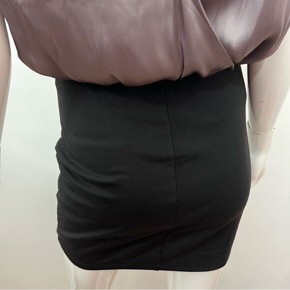 NWOT One Clothing Gray Blouson Black Skirt Mini Dress‎ - XS - Picture 7 of 13